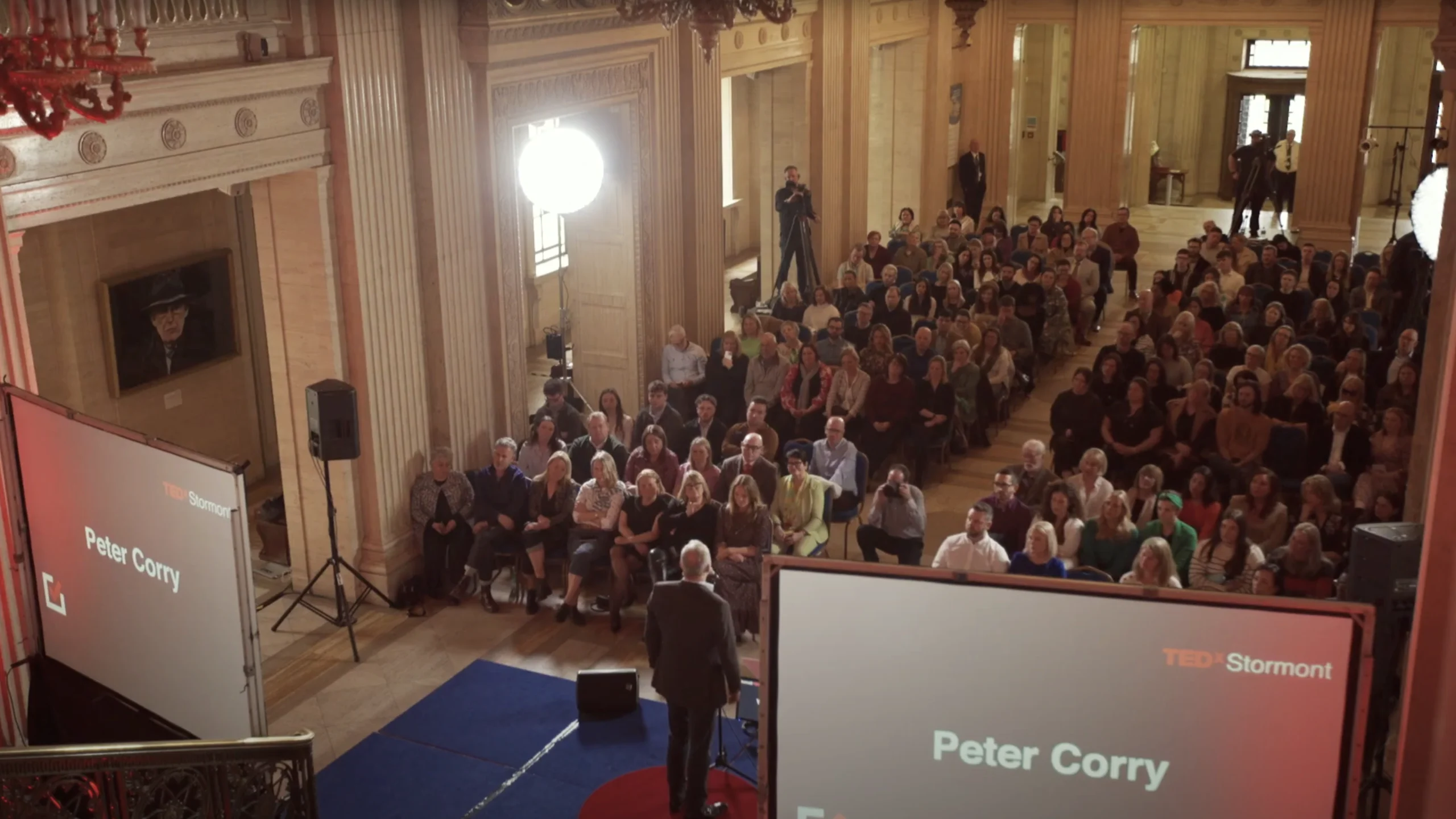 Peter Corry MBE TEDx at Stormont
